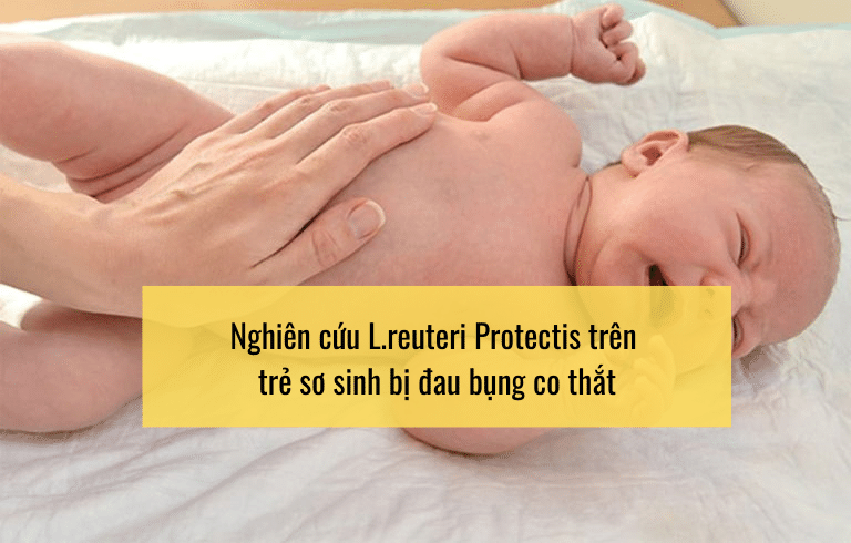 Nghiên cứu với L.reuteri Protectis trên trẻ sơ sinh bị đau bụng co thắt “infant colic”